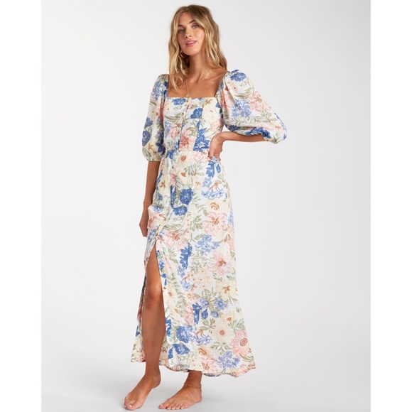 Billabong Dreamy Floral Maxi Dress - Picture 4 of 9